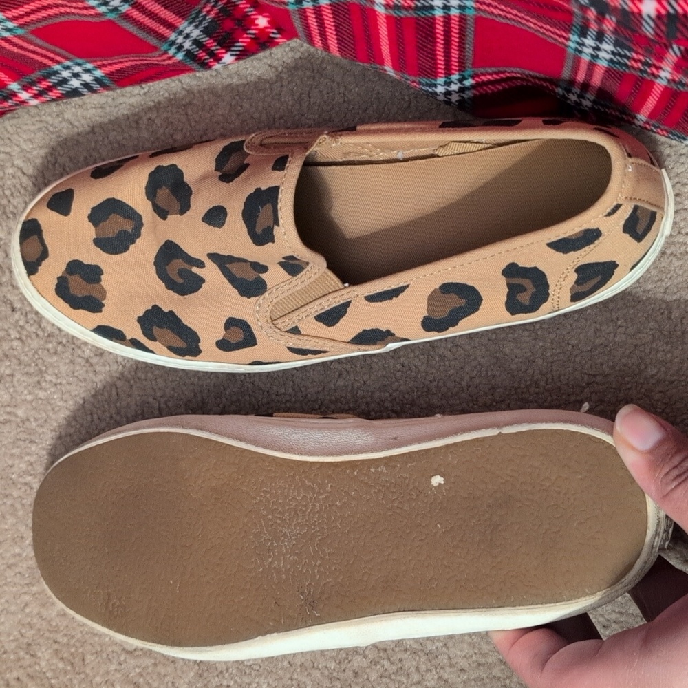 Leopard Print Women Slip-On Shoes 8.5 - Picture 4 of 9